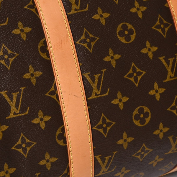 極美品 LOUIS VUITTON ルイヴィトン モノグラム キーポルバンドリエール50 ブラウン M41416 ボストンバッグ 中古 4a009122