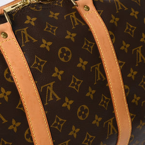 極美品 LOUIS VUITTON ルイヴィトン モノグラム キーポルバンドリエール50 ブラウン M41416 ボストンバッグ 中古 4a009122