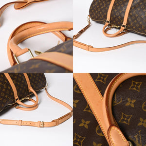 極美品 LOUIS VUITTON ルイヴィトン モノグラム キーポルバンドリエール50 ブラウン M41416 ボストンバッグ 中古 4a009122