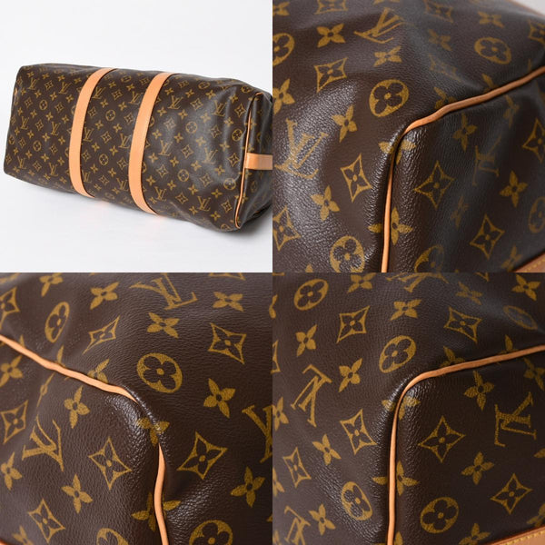 極美品 LOUIS VUITTON ルイヴィトン モノグラム キーポルバンドリエール50 ブラウン M41416 ボストンバッグ 中古 4a009122