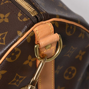 極美品 LOUIS VUITTON ルイヴィトン モノグラム キーポルバンドリエール50 ブラウン M41416 ボストンバッグ 中古 4a009128