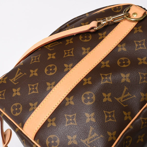 極美品 LOUIS VUITTON ルイヴィトン モノグラム キーポルバンドリエール50 ブラウン M41416 ボストンバッグ 中古 4a009128