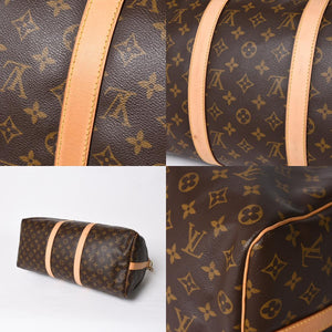 極美品 LOUIS VUITTON ルイヴィトン モノグラム キーポルバンドリエール50 ブラウン M41416 ボストンバッグ 中古 4a009128