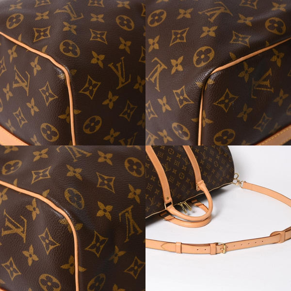 極美品 LOUIS VUITTON ルイヴィトン モノグラム キーポルバンドリエール50 ブラウン M41416 ボストンバッグ 中古 4a009128