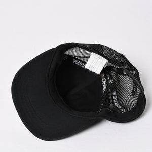 極美品 CHROME HEARTS クロムハーツ EYE CHART TRUCKER CAP アイチャート トラッカーキャップ ONE SIZE 53-60cm ブラック 中古 4a009205