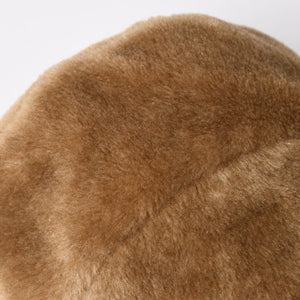 極美品 CHANEL シャネル スポーツライン エコファー トラッパーハット ニットキャップ ココマーク 2001 Mサイズ ブラウン 中古 4a008982