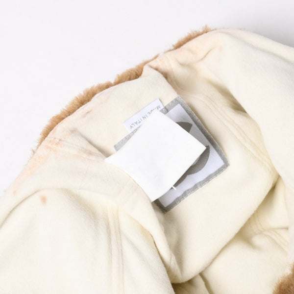 極美品 CHANEL シャネル スポーツライン エコファー トラッパーハット ニットキャップ ココマーク 2001 Mサイズ ブラウン 中古 4a008982