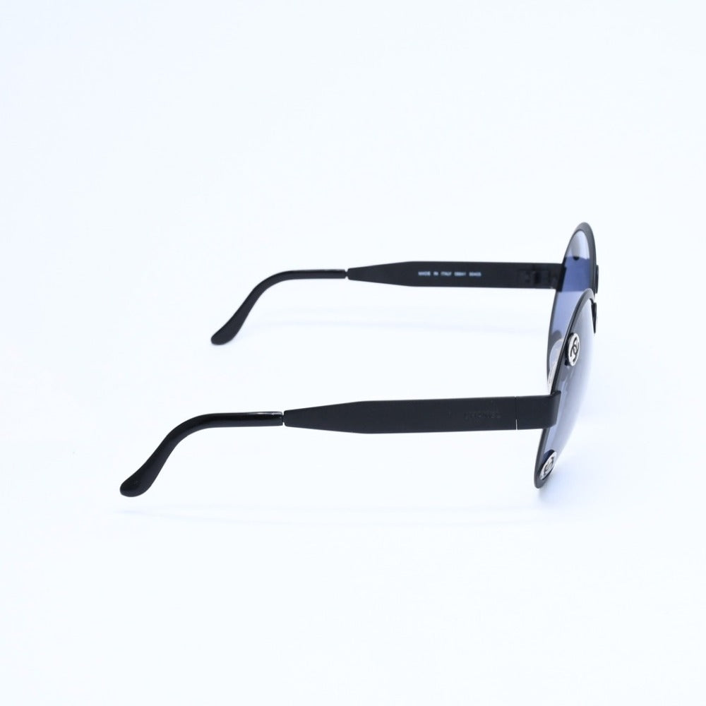 Very Good Condition CHANEL Sunglasses Eyewear Vintage 08841 90405 Coco Mark Black Used 4a009183