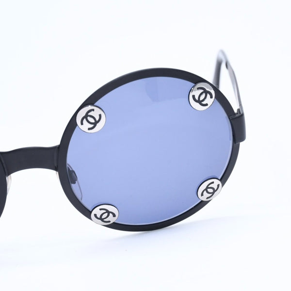 極美品 CHANEL シャネル サングラス アイウェア ヴィンテージ 08841 90405 ココマーク ブラック 中古 4a009183