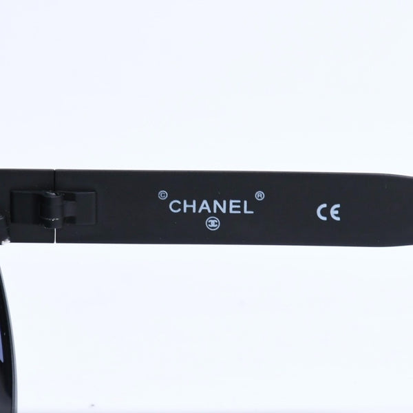 極美品 CHANEL シャネル サングラス アイウェア ヴィンテージ 08841 90405 ココマーク ブラック 中古 4a009183