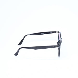 極美品 RAYBAN レイバン サングラス アジアンフィット 度あり RB4259 アセテート ブラック ライトブルー シルバー金具 サイズ53◻︎20 中古 4a008612