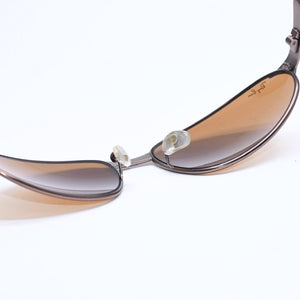 RAYBAN レイバン サングラス W3160 イタリア製 メタル ラバー ブラウン ブロンズ金具 美品 中古 4a008625