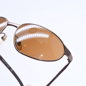 RAYBAN レイバン サングラス W3160 イタリア製 メタル ラバー ブラウン ブロンズ金具 美品 中古 4a008625