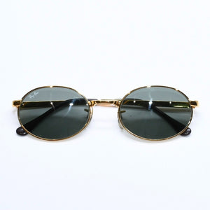 極美品 RAYBAN レイバン オーバル型 サングラス BY ASAP ROCKY RB3931 メタル ゴールド金具 中古 4a008460