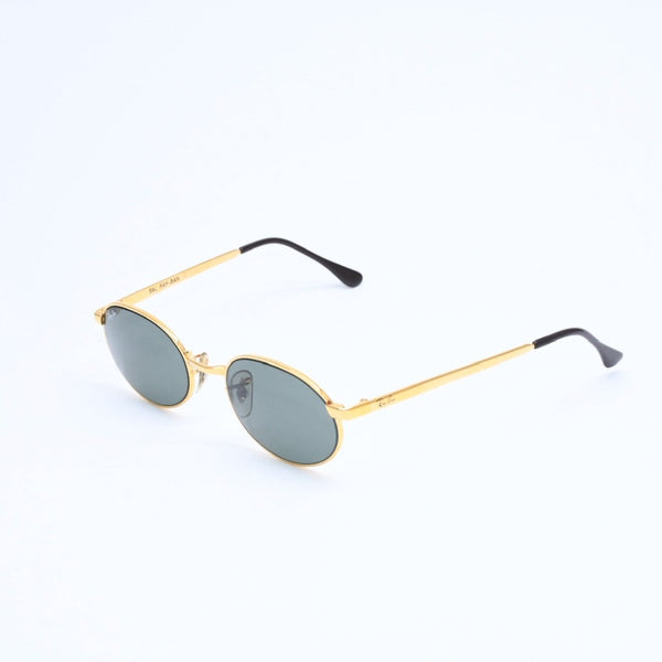 極美品 RAYBAN レイバン オーバル型 サングラス BY ASAP ROCKY RB3931 メタル ゴールド金具 中古 4a008460