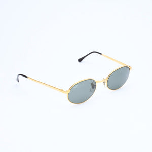 極美品 RAYBAN レイバン オーバル型 サングラス BY ASAP ROCKY RB3931 メタル ゴールド金具 中古 4a008460