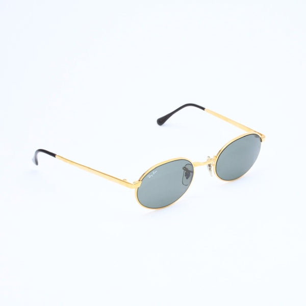 極美品 RAYBAN レイバン オーバル型 サングラス BY ASAP ROCKY RB3931 メタル ゴールド金具 中古 4a008460