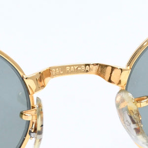極美品 RAYBAN レイバン オーバル型 サングラス BY ASAP ROCKY RB3931 メタル ゴールド金具 中古 4a008460