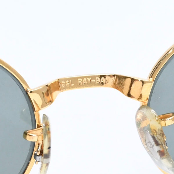 極美品 RAYBAN レイバン オーバル型 サングラス BY ASAP ROCKY RB3931 メタル ゴールド金具 中古 4a008460