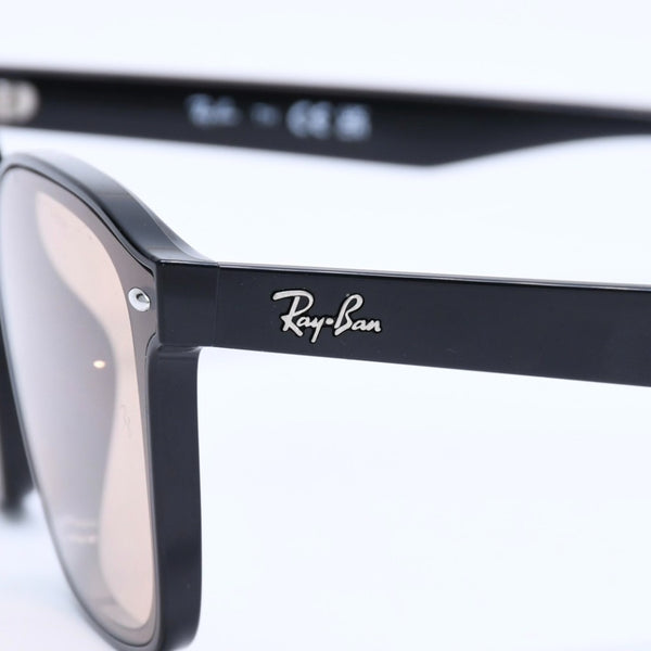 極美品 RAYBAN レイバン サングラス メガネ RB4392D アセテート メタル ブラック ブラウン ブロンズ金具 サイズ66◻︎17 中古 4a009090