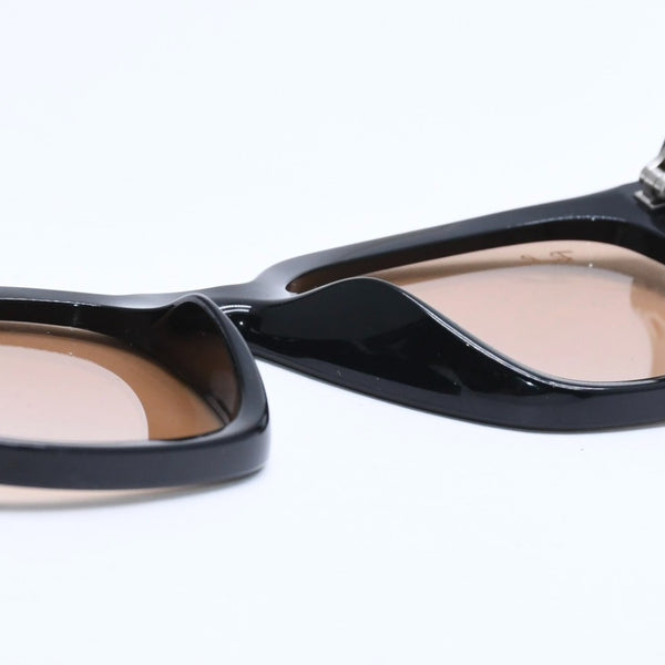 極美品 RAYBAN レイバン サングラス メガネ RB4392D アセテート メタル ブラック ブラウン ブロンズ金具 サイズ66◻︎17 中古 4a009090
