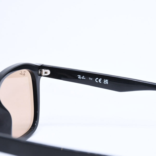 極美品 RAYBAN レイバン サングラス メガネ RB4392D アセテート メタル ブラック ブラウン ブロンズ金具 サイズ66◻︎17 中古 4a009090