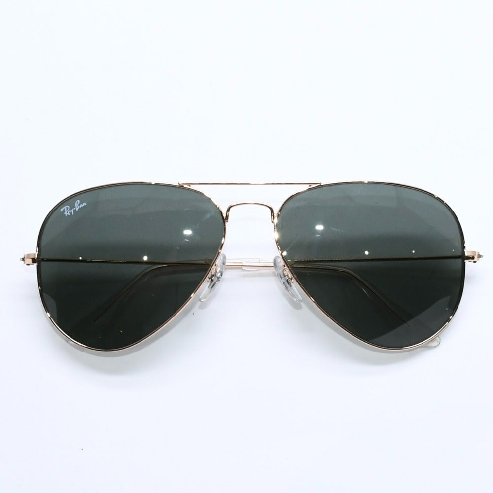 Very Good Condition Ray-Ban Sunglasses Eyewear Teardrop BR 3025 L0205 Size 58□14 135 Gold Used 4a008627