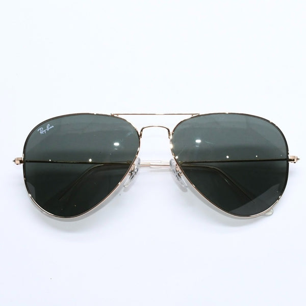 極美品 Ray-Ban レイバン サングラス アイウェア ティアドロップ BR 3025 L0205 サイズ58□14 135 ゴールド 中古 4a008627