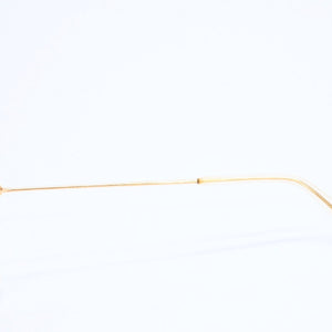 RAYBAN レイバン キャラバン サングラス ダブルブリッジフレーム スクエア型 メタル ゴールド金具 美品 中古 4a008618