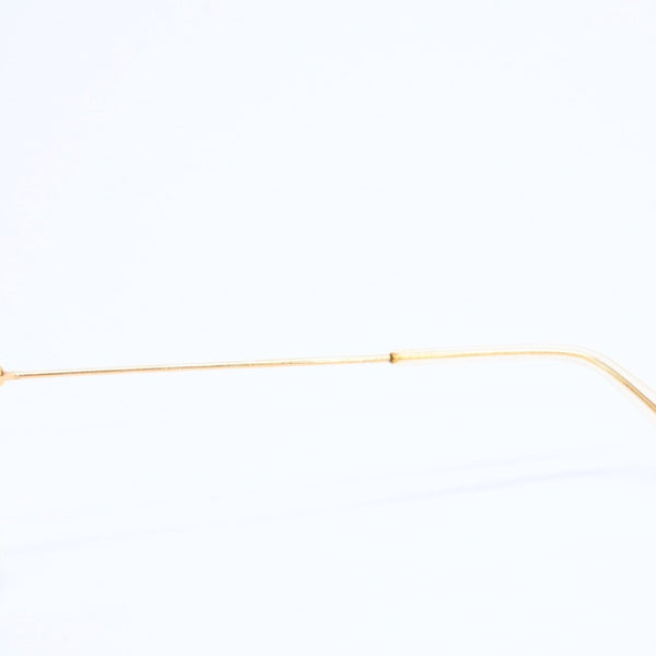 RAYBAN レイバン キャラバン サングラス ダブルブリッジフレーム スクエア型 メタル ゴールド金具 美品 中古 4a008618
