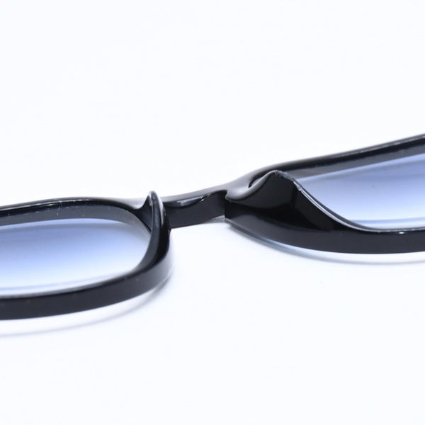 RAYBAN レイバン ボストンシェイプ サングラス RB4259F アセテート ブラック ブルー シルバー金具 サイズ53□20 美品 中古 4a008629
