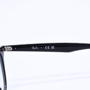 RAYBAN レイバン ボストンシェイプ サングラス RB4259F アセテート ブラック ブルー シルバー金具 サイズ53□20 美品 中古 4a008629