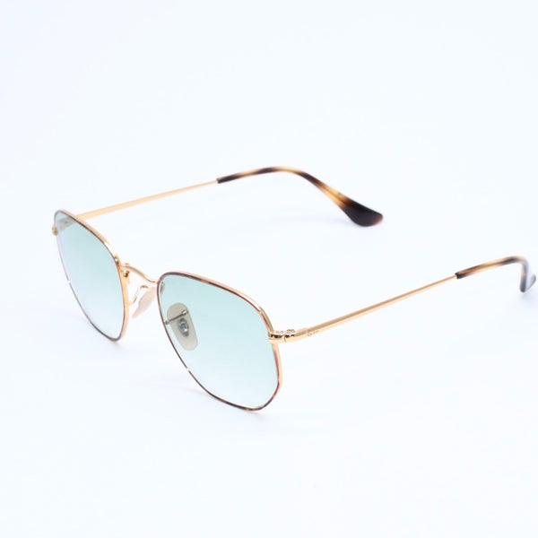 極美品 RAYBAN レイバン サングラス メガネ RB6448 メタル ゴールド グリーン サイズ51◻︎21 ゴールド金具 中古 4a008492