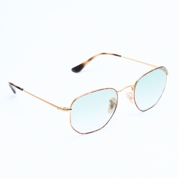 極美品 RAYBAN レイバン サングラス メガネ RB6448 メタル ゴールド グリーン サイズ51◻︎21 ゴールド金具 中古 4a008492