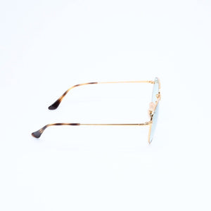 極美品 RAYBAN レイバン サングラス メガネ RB6448 メタル ゴールド グリーン サイズ51◻︎21 ゴールド金具 中古 4a008492
