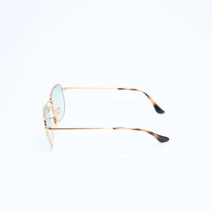極美品 RAYBAN レイバン サングラス メガネ RB6448 メタル ゴールド グリーン サイズ51◻︎21 ゴールド金具 中古 4a008492