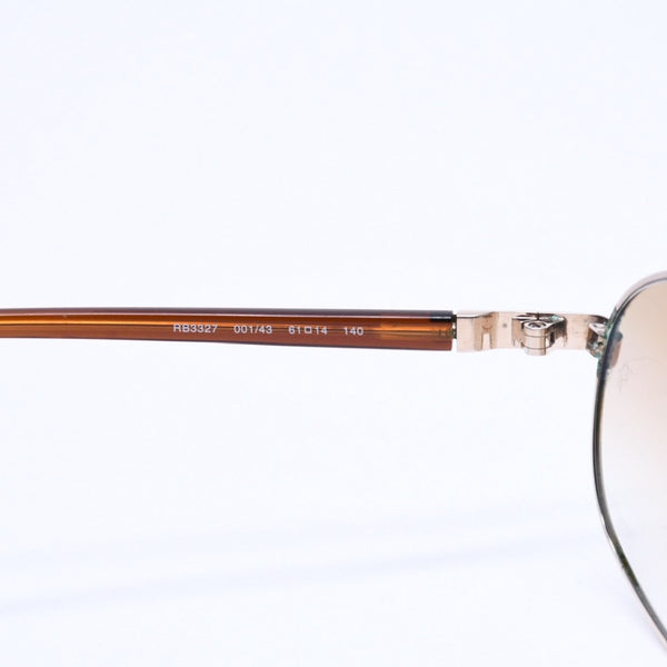 RAYBAN レイバン ダブルブリッジ サングラス RB3327 アセテート メタル ゴールド金具 サイズ61◻︎14 美品 中古4a008458
