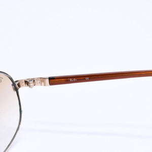 RAYBAN レイバン ダブルブリッジ サングラス RB3327 アセテート メタル ゴールド金具 サイズ61◻︎14 美品 中古4a008458
