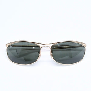 極美品 Ray-Ban レイバン サングラス アイウェア RB 3119-M 001/31 サイズ62□18 125 カラーレンズ ゴールド 中古 4a008631