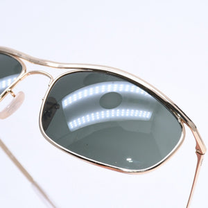 極美品 Ray-Ban レイバン サングラス アイウェア RB 3119-M 001/31 サイズ62□18 125 カラーレンズ ゴールド 中古 4a008631