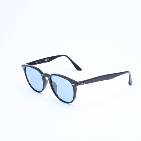 極美品 RAYBAN レイバン サングラス RB 4259 イタリア製 メタル ブラック ブルー シルバー金具 中古 4a008619
