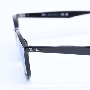 極美品 RAYBAN レイバン サングラス RB 4259 イタリア製 メタル ブラック ブルー シルバー金具 中古 4a008619