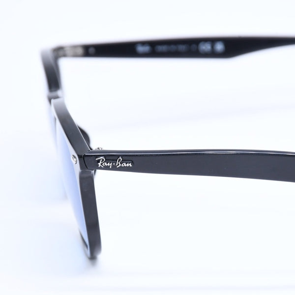 極美品 RAYBAN レイバン サングラス RB 4259 イタリア製 メタル ブラック ブルー シルバー金具 中古 4a008619