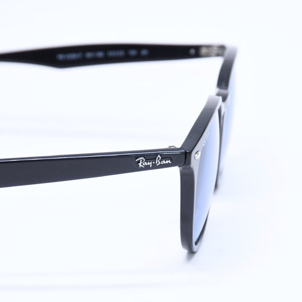 極美品 RAYBAN レイバン サングラス RB 4259 イタリア製 メタル ブラック ブルー シルバー金具 中古 4a008619