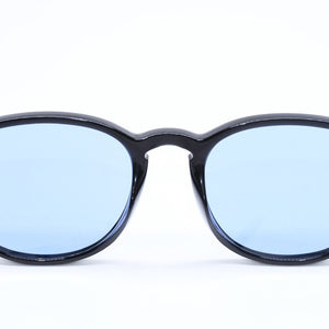 極美品 RAYBAN レイバン サングラス RB 4259 イタリア製 メタル ブラック ブルー シルバー金具 中古 4a008619