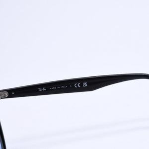 極美品 RAYBAN レイバン サングラス RB 4259 イタリア製 メタル ブラック ブルー シルバー金具 中古 4a008619