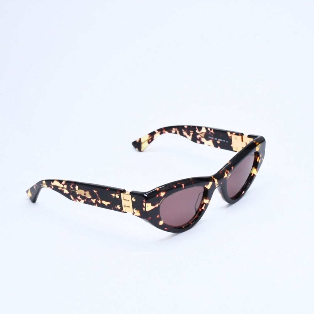 Mint condition BOTTEGA VENETA sunglasses, eyewear BV1142S 002, size 49◻22-140 Brown Gold Hardware Used 4a009215