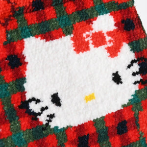 新品未使用 familiar ファミリア × HELLO KITTY ハローキティ 巾着 770347 XF チェック柄 中古 4a009217