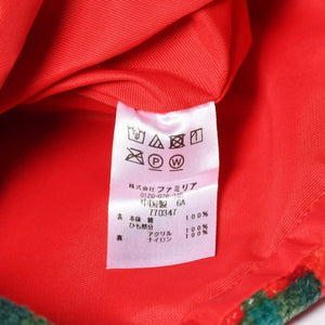 新品未使用 familiar ファミリア × HELLO KITTY ハローキティ 巾着 770347 XF チェック柄 中古 4a009217