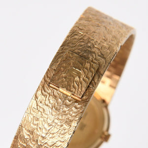 Very good condition PIAGET watch 924A23 Weight approx. 66.91g 18KYG 750 stamp Pave diamond Tiger eye dial 750 stamp Manual winding Used 4a009218